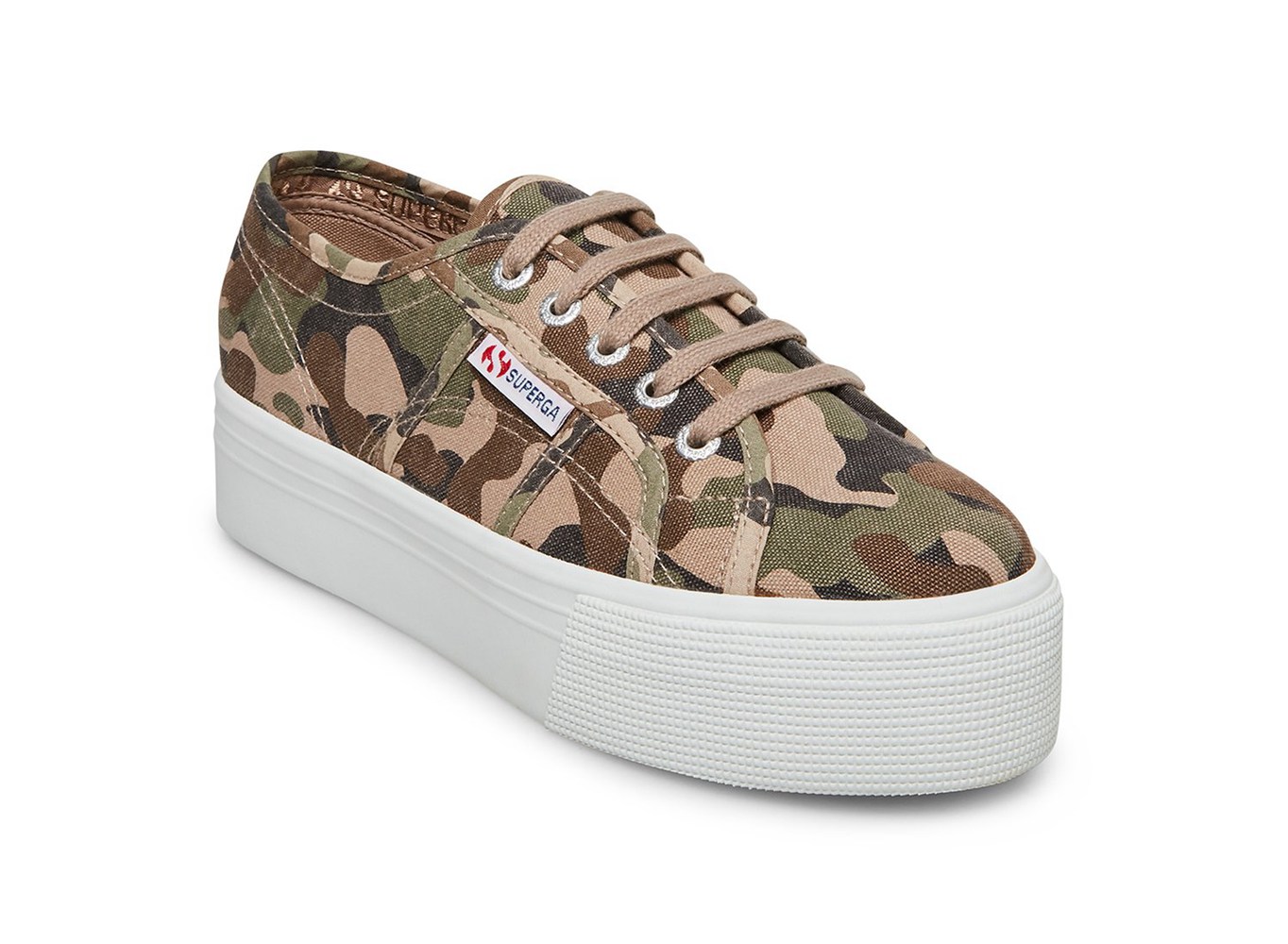 Superga Plataforma Mujer Camuflaje - 2790 Camo Print - 694123BLP